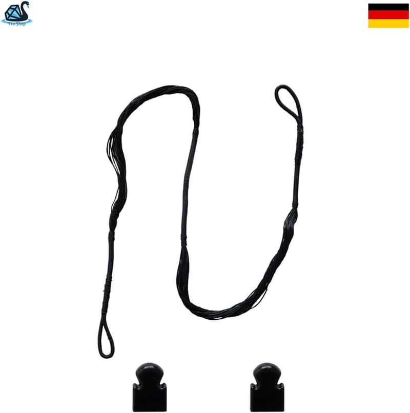 Premium Ersatzsehne für Recurve Armbrust 80-175 lbs, mit Endkappen