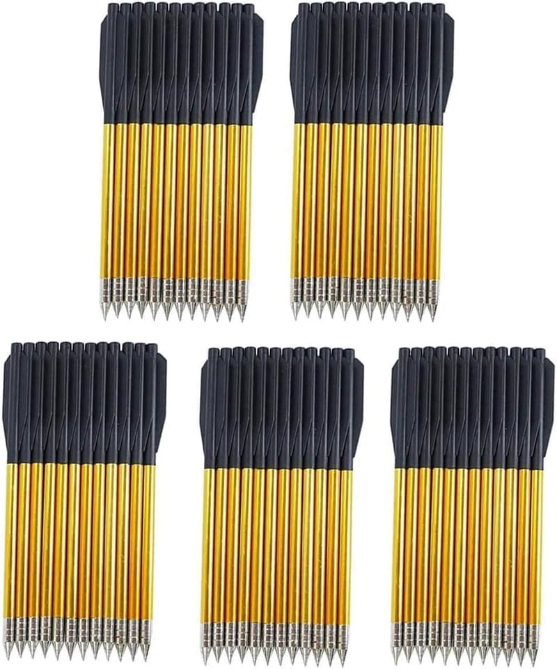 Präzisionsziel-Pfeile aus Aluminium für Armbrüste – 36/60er Pack