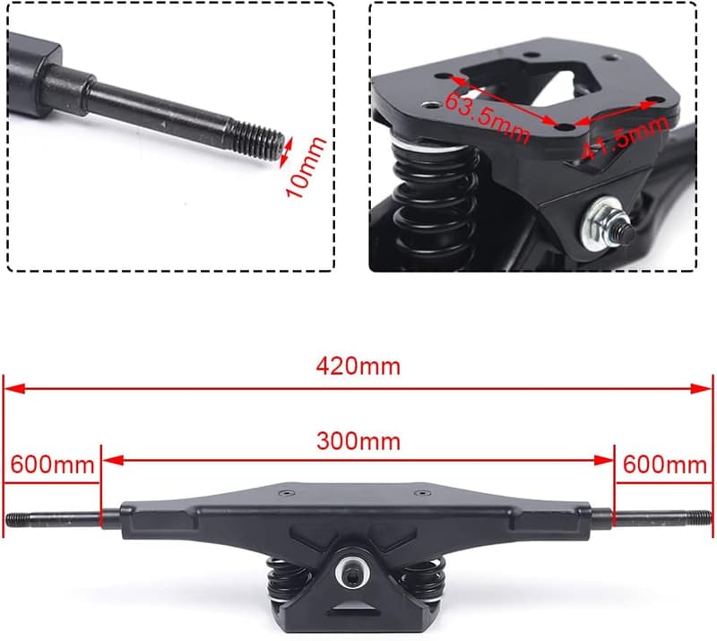 Off-Road E-Skateboard Radsatz 8 Zoll für Longboard und Mountainboard