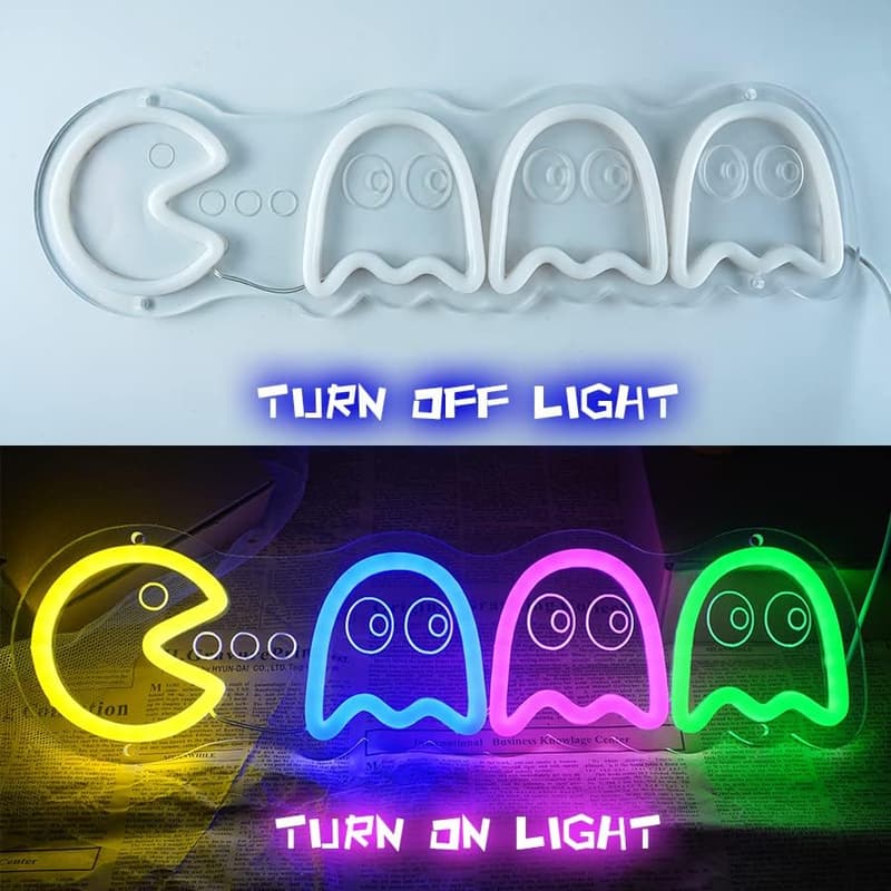 Handgefertigte LED-Neonlicht-Spielzeug-Nachtlampe für Gamer