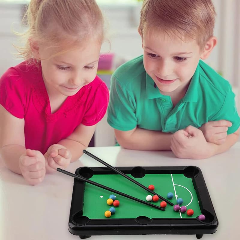 Mini Billardtisch für Kinder – Kompaktes Indoor-Spielzeug für Familie