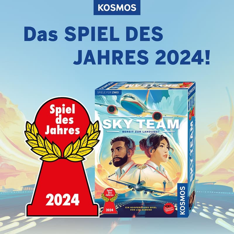 Sky Team - Strategisches Brettspiel für 2 Personen ab 10 Jahren