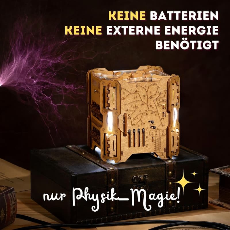 Tesla Puzzle Box - Elektronisches Escape Room Knobelspiel für Erwachsene