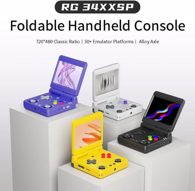 Retro Handheld Spielkonsole mit 8000+ Spielen und 128G TF-Karte