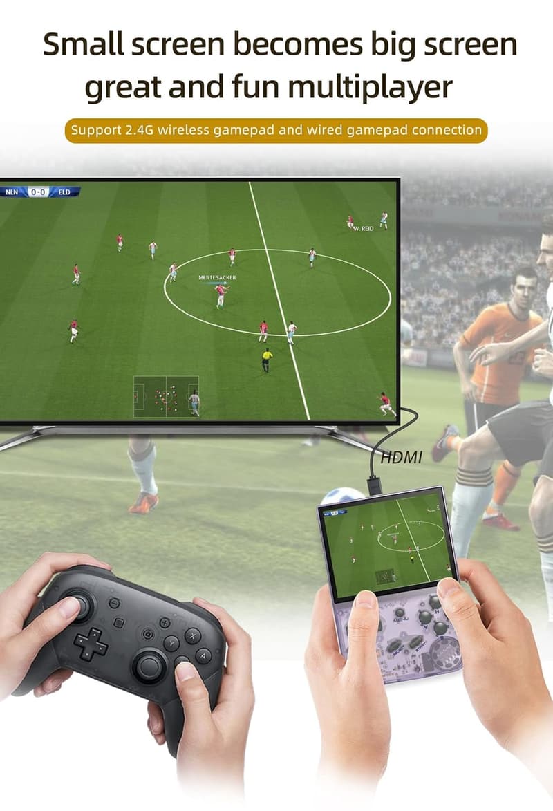 Retro Handheld-Spielekonsole mit 3,5 Zoll Bildschirm und 8000+ Spielen