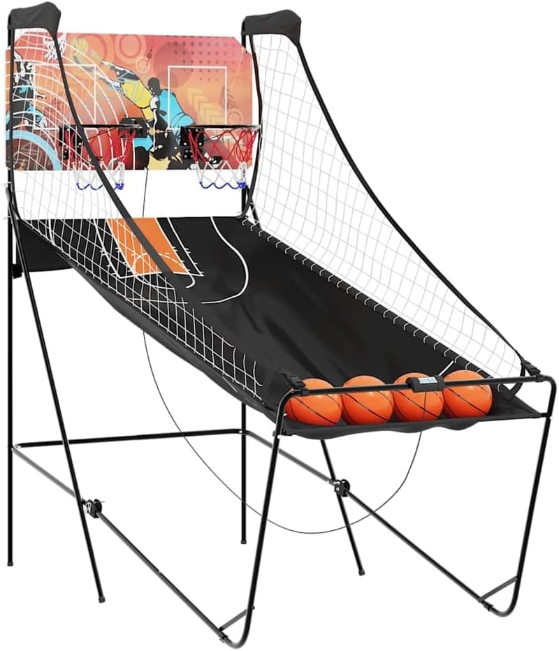 Arcade-Basketballspiel für 2 Spieler mit 4 Bällen