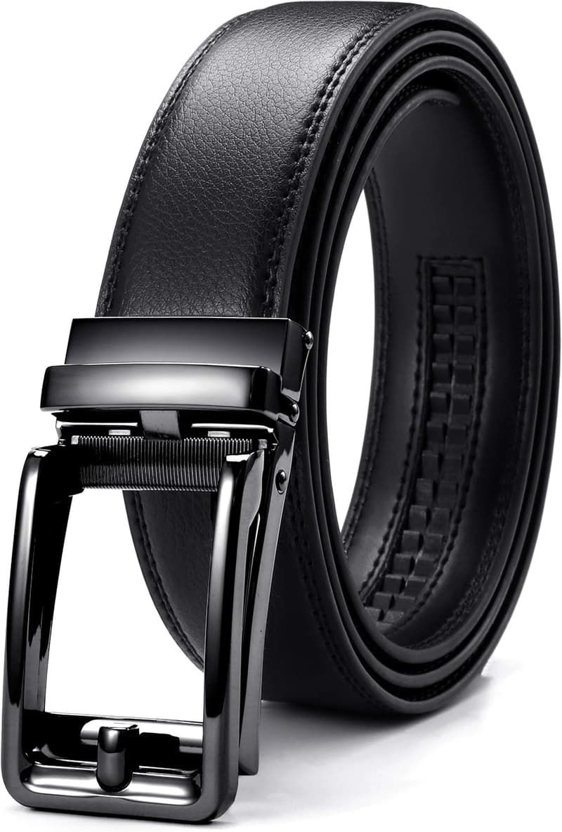 Automatik Ledergürtel für Herren, 35mm, ideal für Anzug und Freizeit