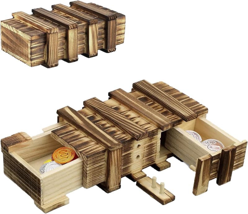 Magische Rätselbox für Geldgeschenke – Geschenkbox für Hochzeit und Geburtstag