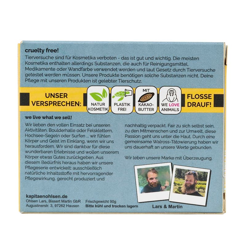 Biologisch abbaubare Outdoorseife - handgemacht & vegan