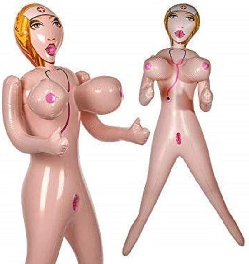 Aufblasbare Erotikpuppe Beate, 155 cm, mit drei Öffnungen