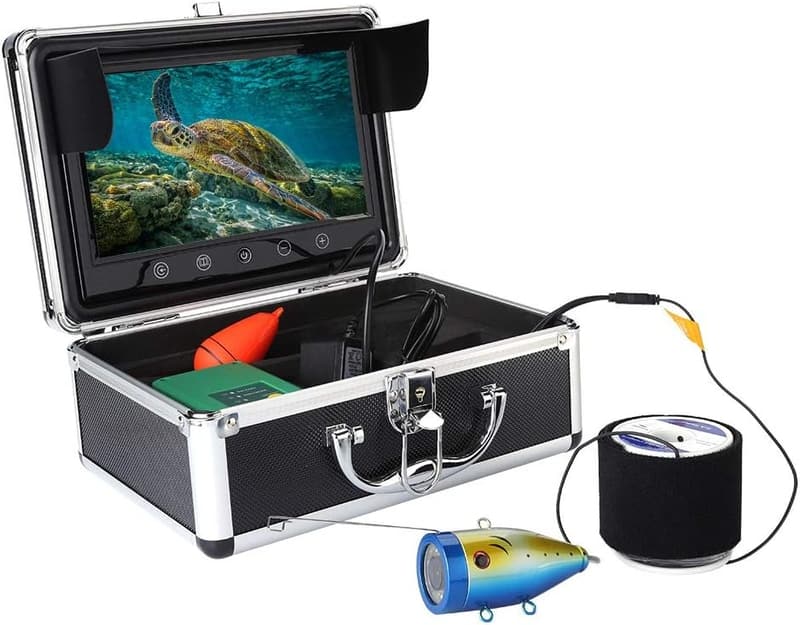 Unterwasserkamera für die Fischerei, HD 1000TVL, 9 Zoll TFT Display
