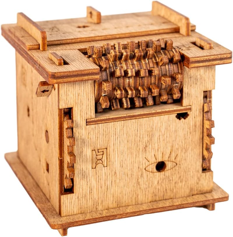 Schrödingers Katze Puzzlebox - 3D Holzpuzzle für Männer