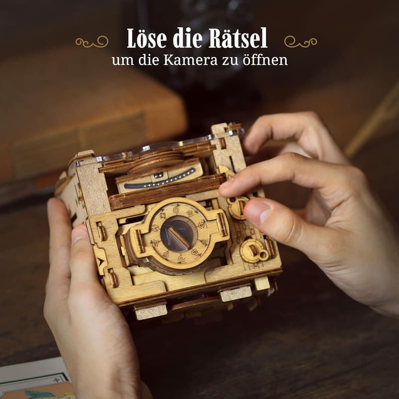 iDventure Cluebox PRO - Sherlocks Fotokamera 3D Puzzle für Erwachsene