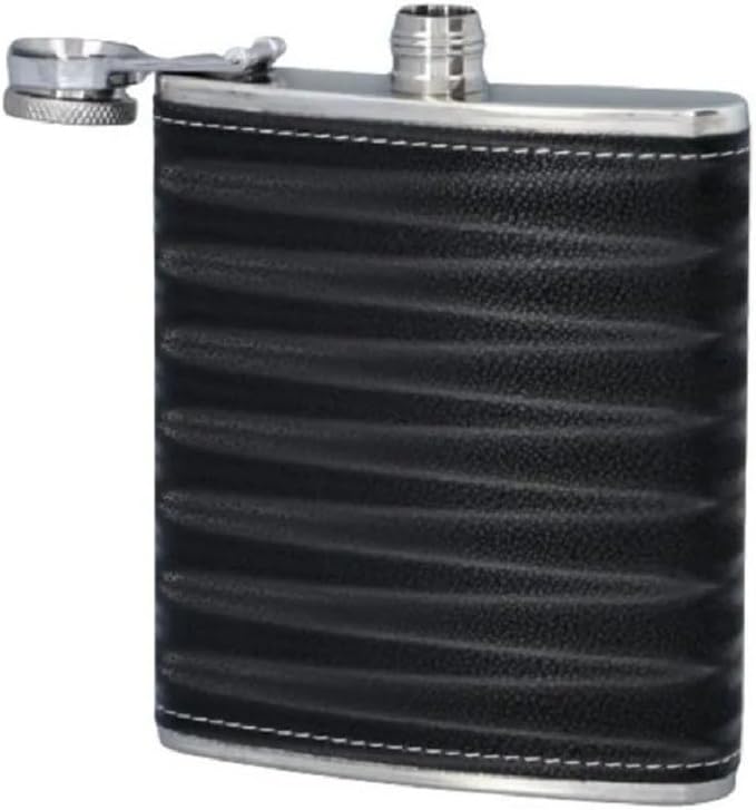 Personalisierter Edelstahl-Flachmann 240 ml für Männer - ideal für Outdoor-Aktivitäten