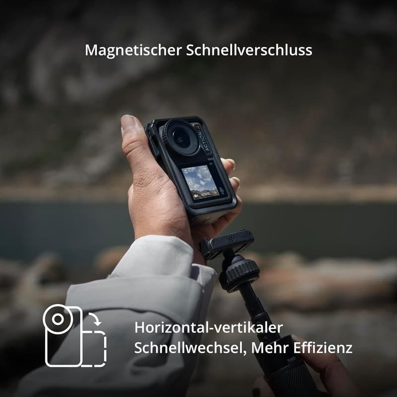 DJI Osmo Action 4 – 4K Wasserdichte Action-Kamera mit 1/1,3-Zoll-Sensor