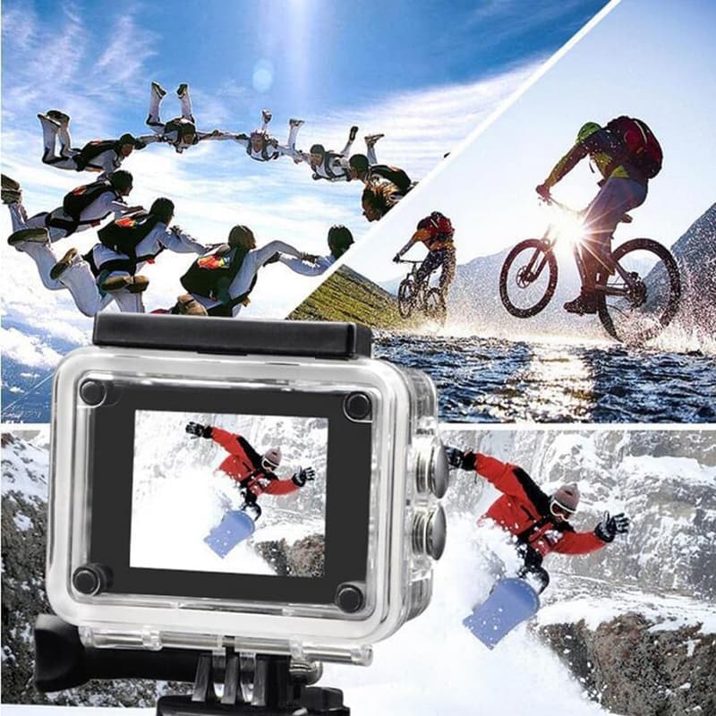 4K Action Kamera 20MP mit WiFi - wasserdicht, 170° Weitwinkel, Zubehör Kit