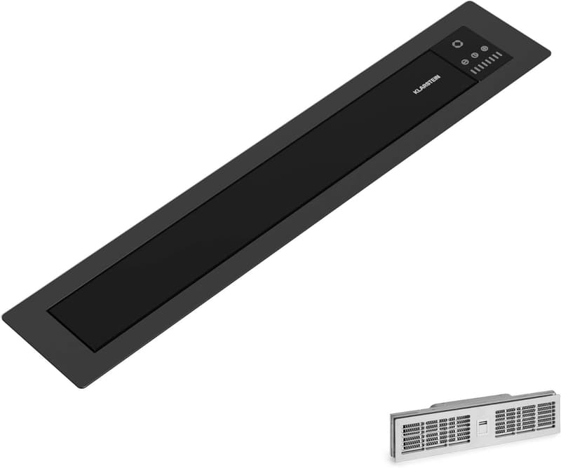 Klarstein Brisa Dunstabzugshaube 60 cm - A+ Energieeffizienz, Edelstahl