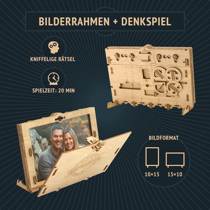Clueframe Geheimbilderrahmen Puzzlebox - 3D Escape Room Spiel