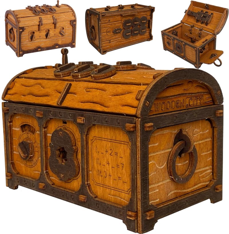 Puzzlebox aus Holz – Rätsel für ein einzigartiges Escape Room Erlebnis