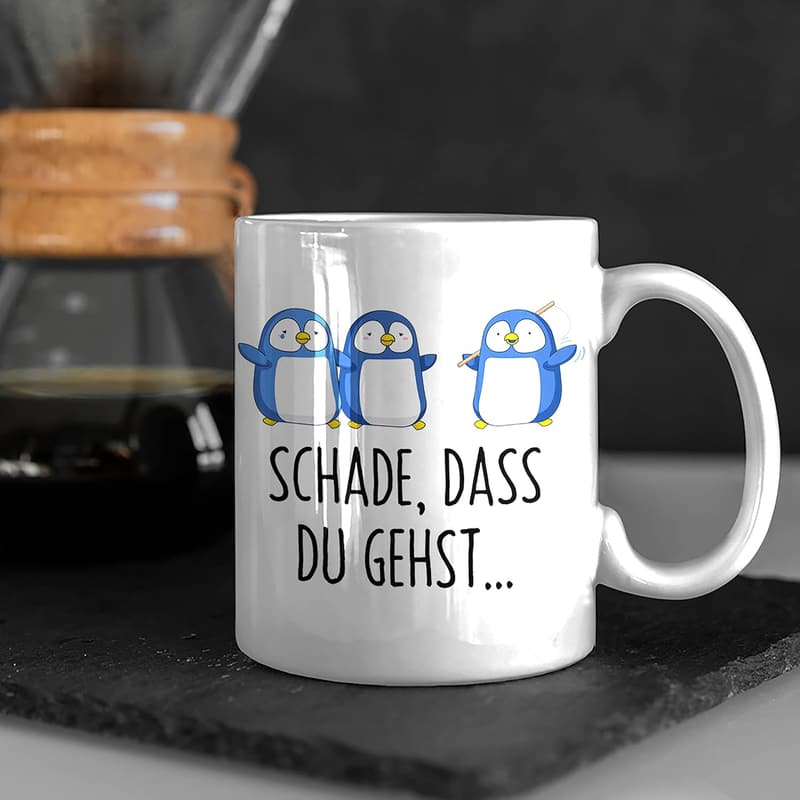 Tasse zum Jobwechsel – Lustiges Abschiedsgeschenk für Kollegen