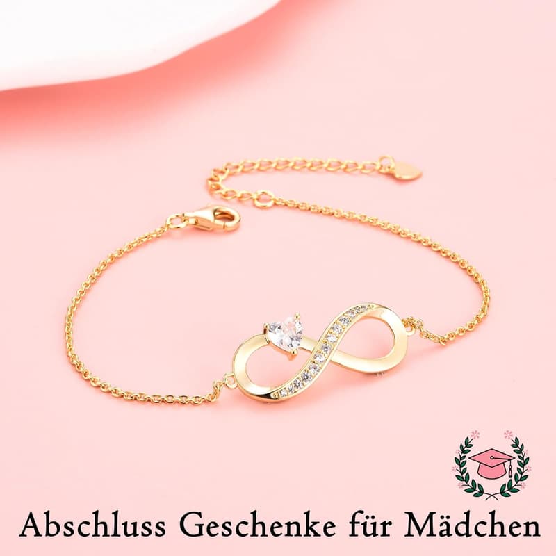 Abschlussgeschenk: Unendlichkeit Armband für Mädchen und Teenager