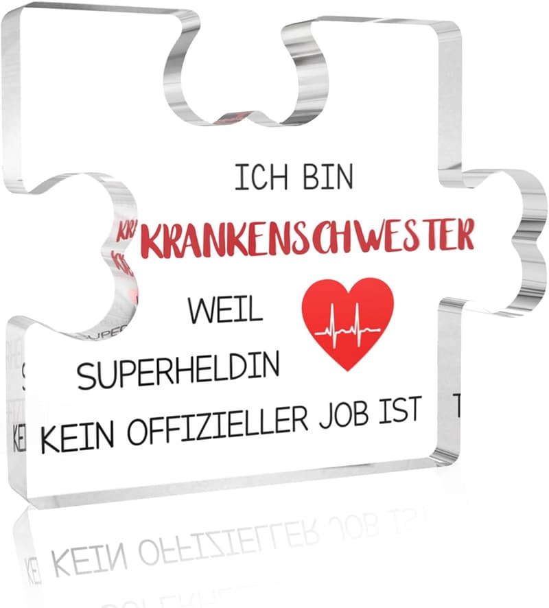 Acrylplakette für Krankenschwestern – Motivationsgeschenk zur Woche der Krankenschwester