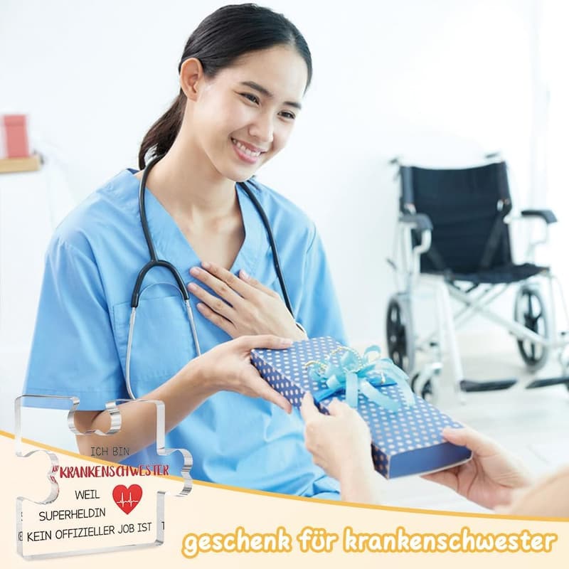 Acrylplakette für Krankenschwestern – Motivationsgeschenk zur Woche der Krankenschwester
