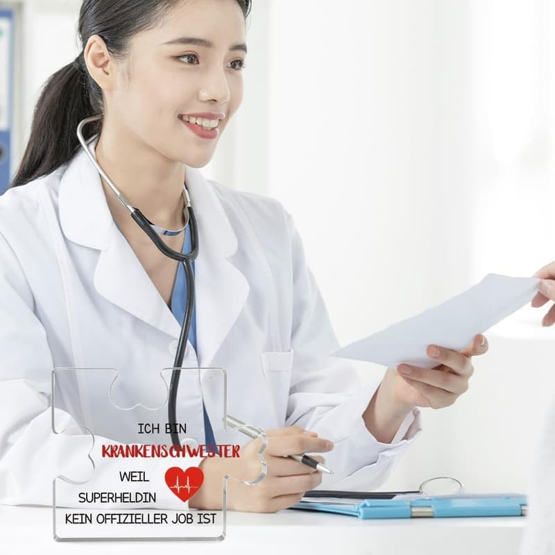 Acrylplakette für Krankenschwestern – Motivationsgeschenk zur Woche der Krankenschwester
