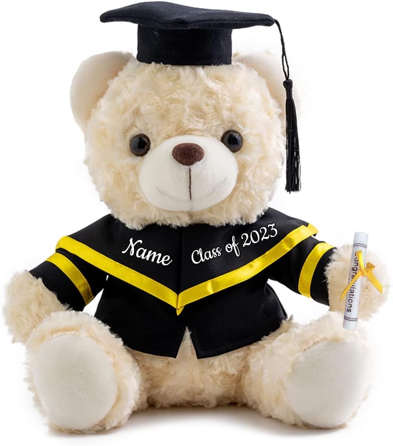 Personalisierter Abschluss-Teddybär für Mädchen/Jungen 2024
