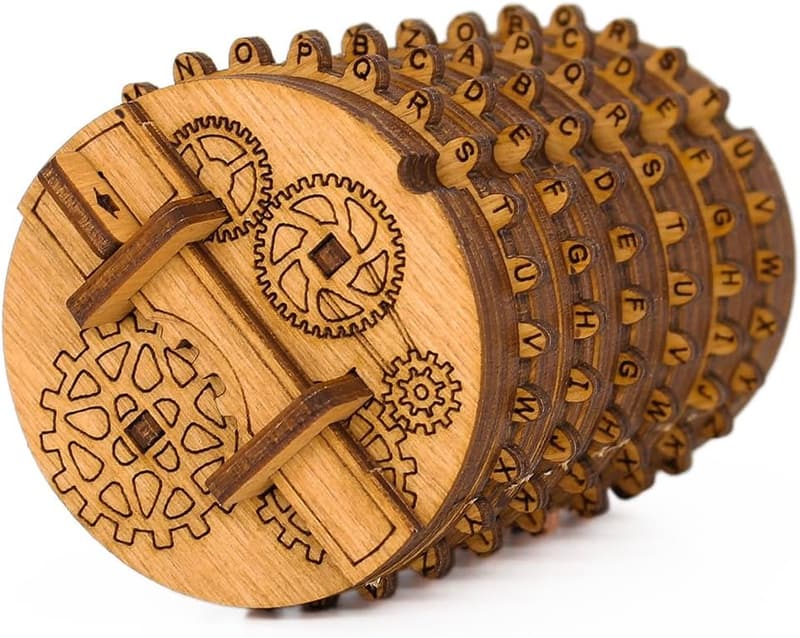 Kryptos Holz-Bausatz - 3D Puzzle für Paare - Logikspiel Geschenk