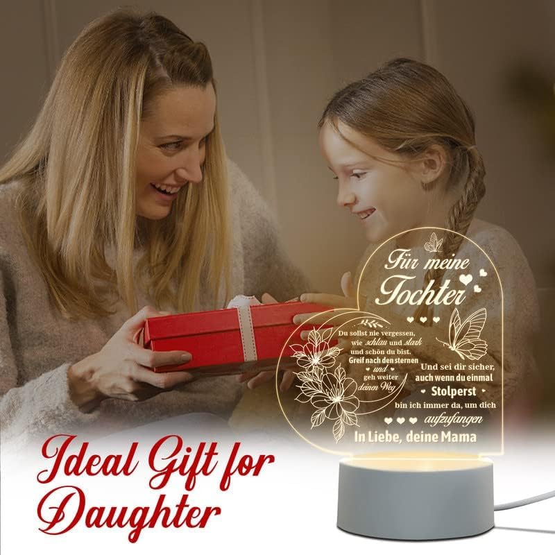 LED Nachtlicht für Tochter – Witziges 18. Geburtstagsgeschenk von Mama