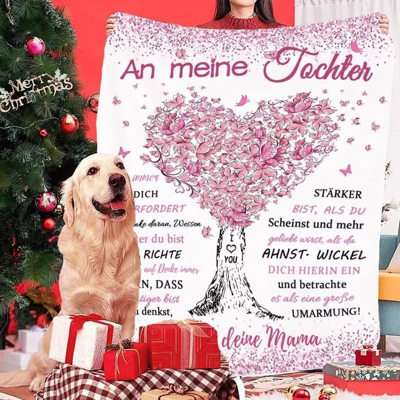 Kuscheldecke für Tochter – perfektes Geschenk zum 18. Geburtstag