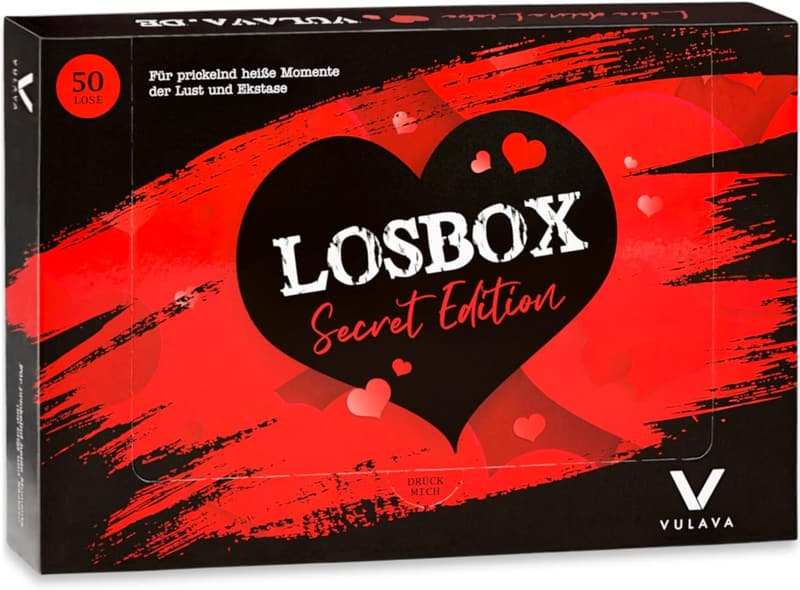 Erotische Losbox für Paare von VULAVA - 50 Überraschungslosen für mehr Lust und Liebe