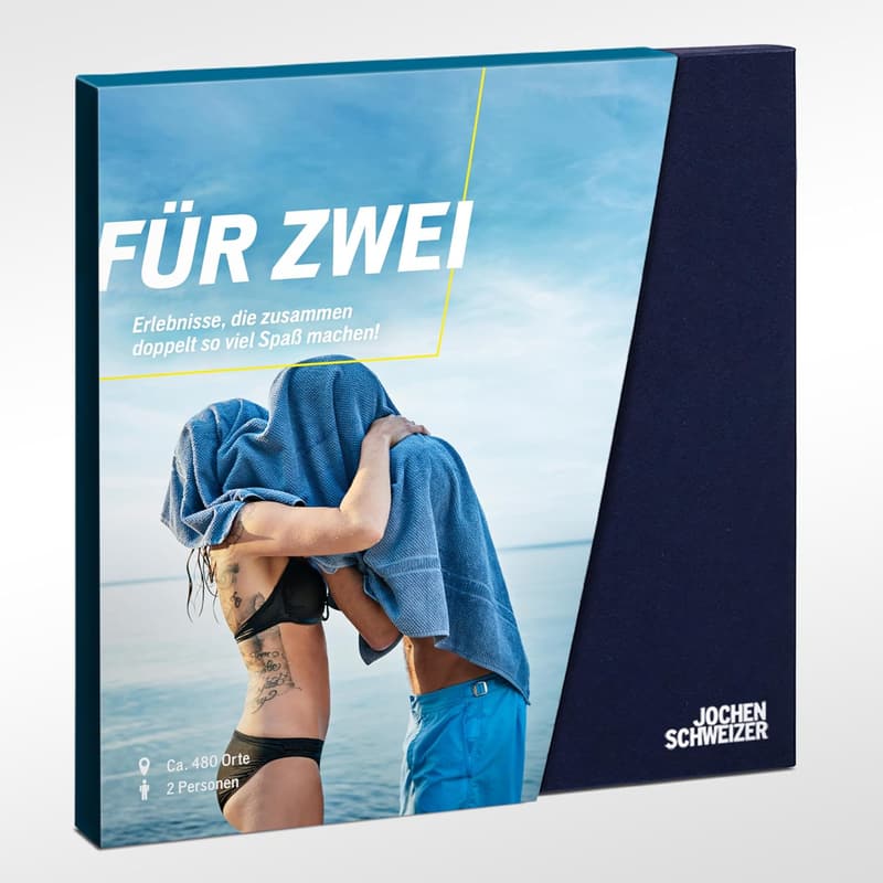 Erlebnisgeschenk für Paare - JOCHEN SCHWEIZER Geschenkbox mit 850 Erlebnissen