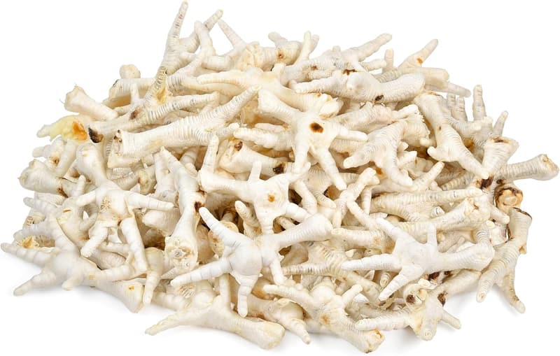 Gepufferte Hühnerfüße für Hunde – 1kg Kauartikel und Leckerlies