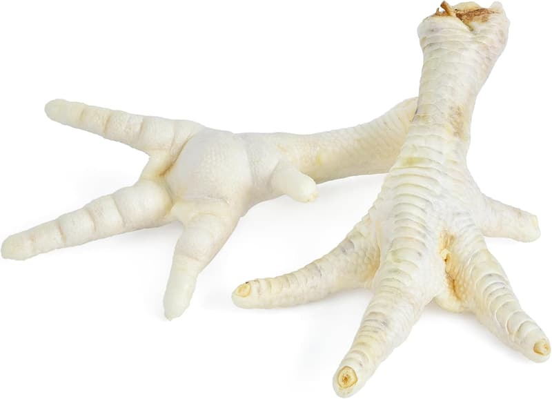 Gepufferte Hühnerfüße für Hunde – 1kg Kauartikel und Leckerlies