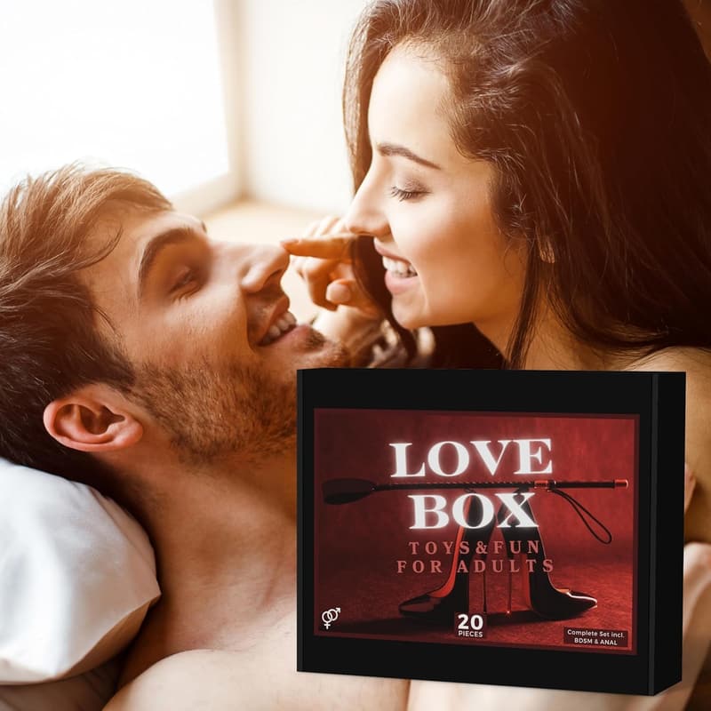 Erotische Liebesbox XXL für Paare – 20-teiliges Sexspielzeug Set