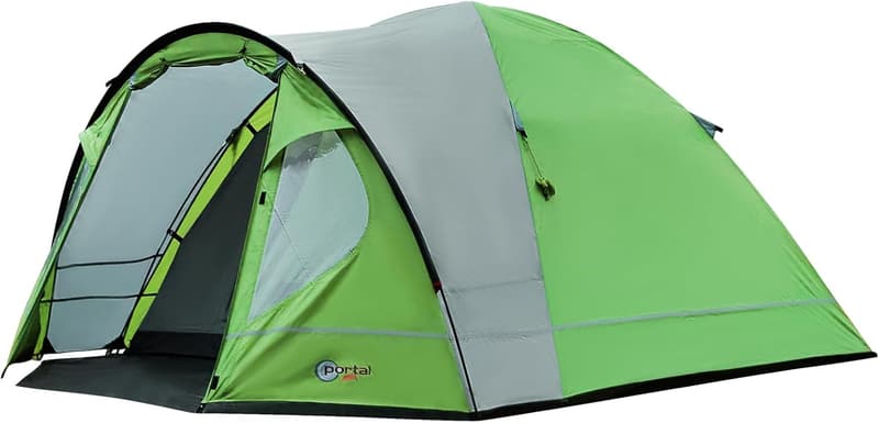 Wasserdichtes Kuppelzelt für 3-4 Personen mit Vorzelt
