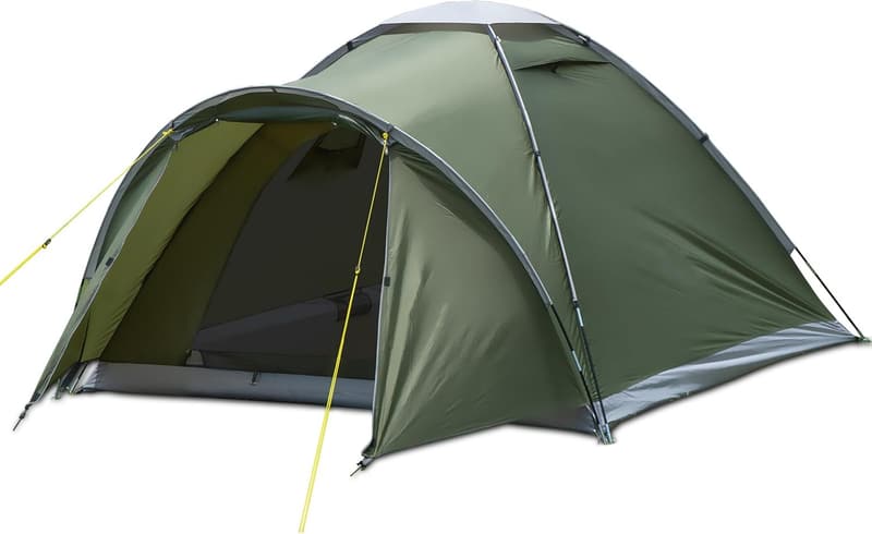 Wasserdichtes Campingzelt für 2-4 Personen mit Vorraum, ultraleicht.