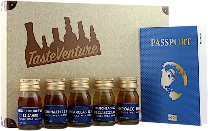 Whisky-Verkostungsset - 5x30ml Scotch Whisky Auswahl