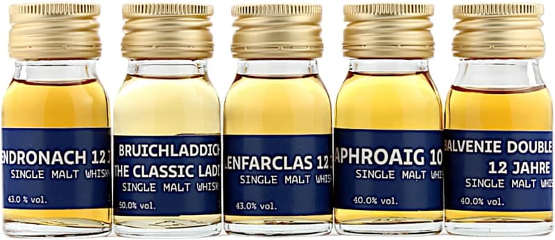 Whisky-Verkostungsset - 5x30ml Scotch Whisky Auswahl