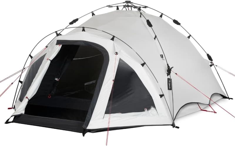 Campingzelt für 3 Personen mit abgedunkelter Schlafkabine, wasserdicht und schnellaufbaubar
