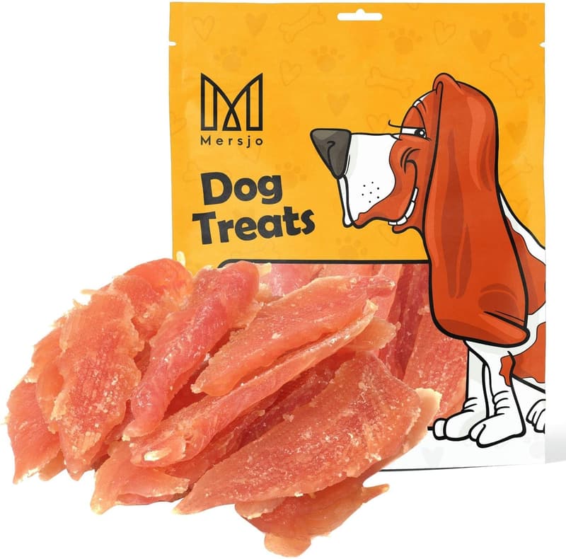 MERSJO Hundefutter-Leckerlis - 88% Fleischanteil, getreide- und zuckerfrei, 500g