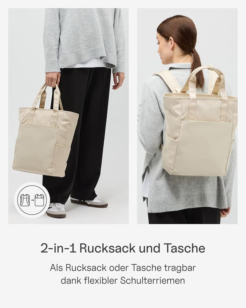 Wickelrucksack Lindby 2in1 mit Zubehör und Kinderwagenbefestigung