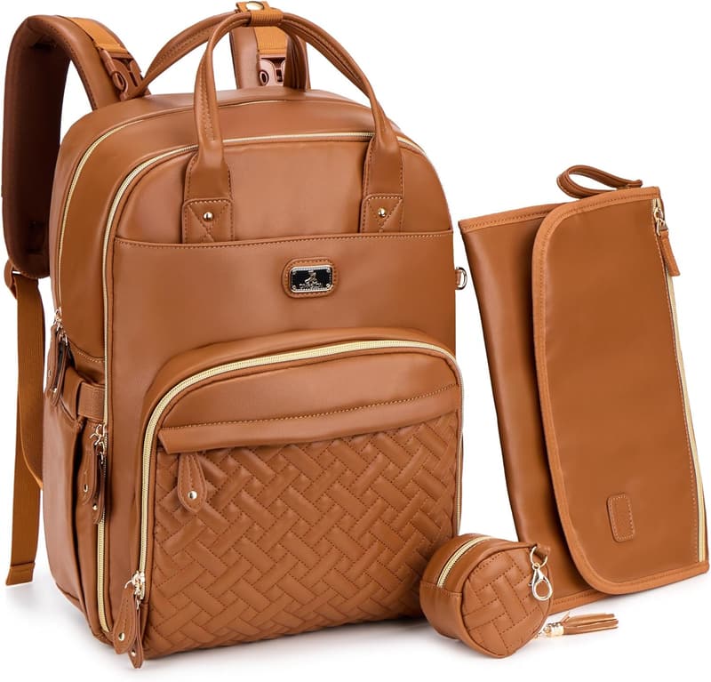 Multifunktionaler Wickelrucksack mit mobiler Wickelauflage für Eltern