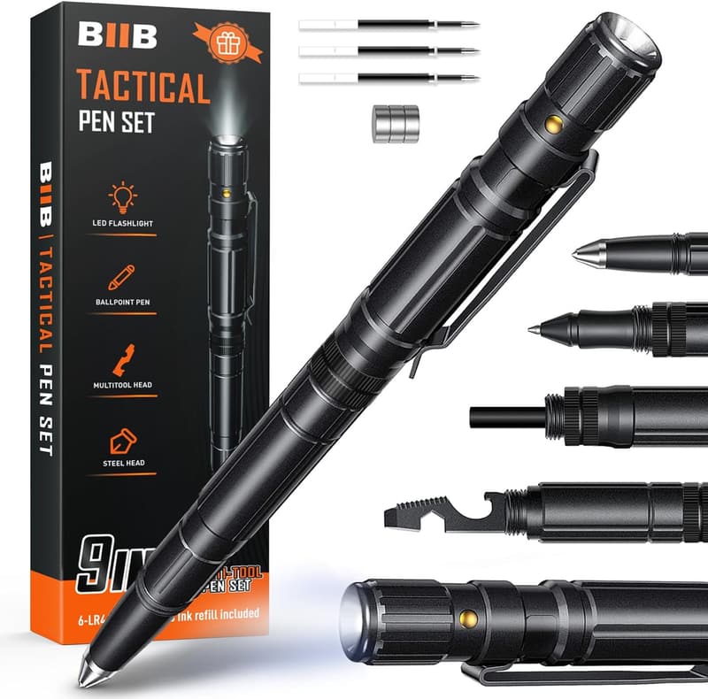 Multitool-Stift mit LED für Männer – ideales Geburtstagsgeschenk
