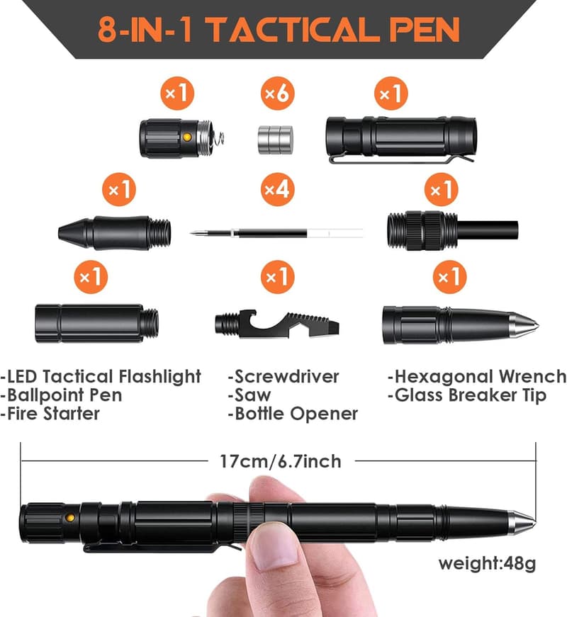 Multitool-Stift mit LED für Männer – ideales Geburtstagsgeschenk