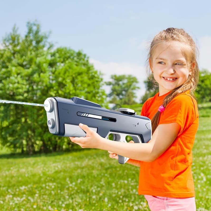 Automatische Wasserpistole für Kinder, 500ml, 10m Reichweite