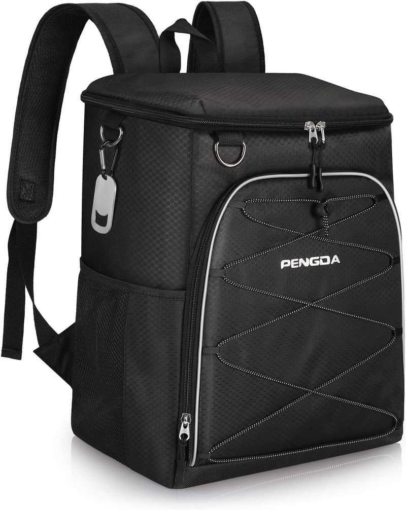 Kühlrucksack 25L - Isolierte Wasserdichte Kühltasche für Camping und Strand