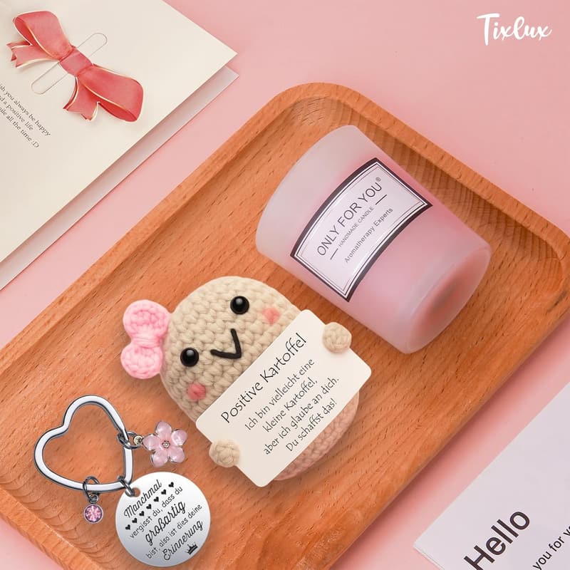 Liebevoller Geschenkset für Frauen – „Du bist der beste Zufall“